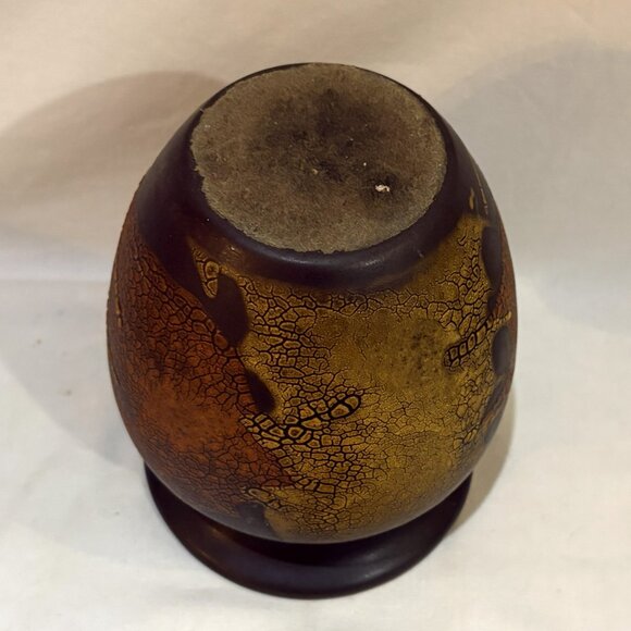 Royal Haeger Earth Wrap Lava Glaze Pottery Vase Vintage MCM 1970s - Picture 8 of 8